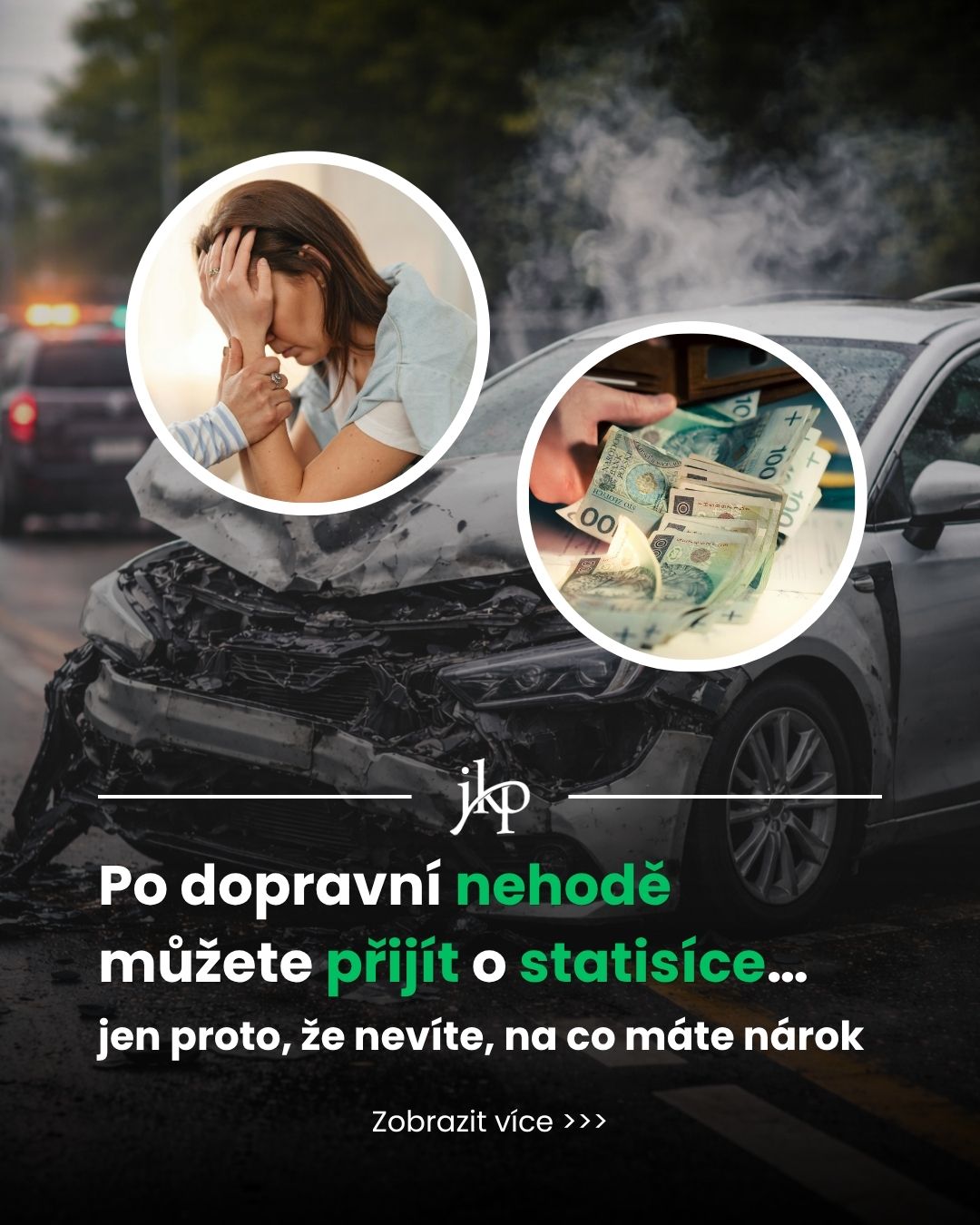 dopravní nehoda chyba postup odškodnění